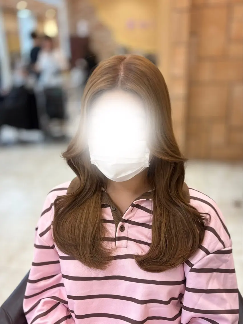 ロング カラー ヘアカラー トリートメント 🎀透明感カラー 🎀ナズナのヘアスタイル