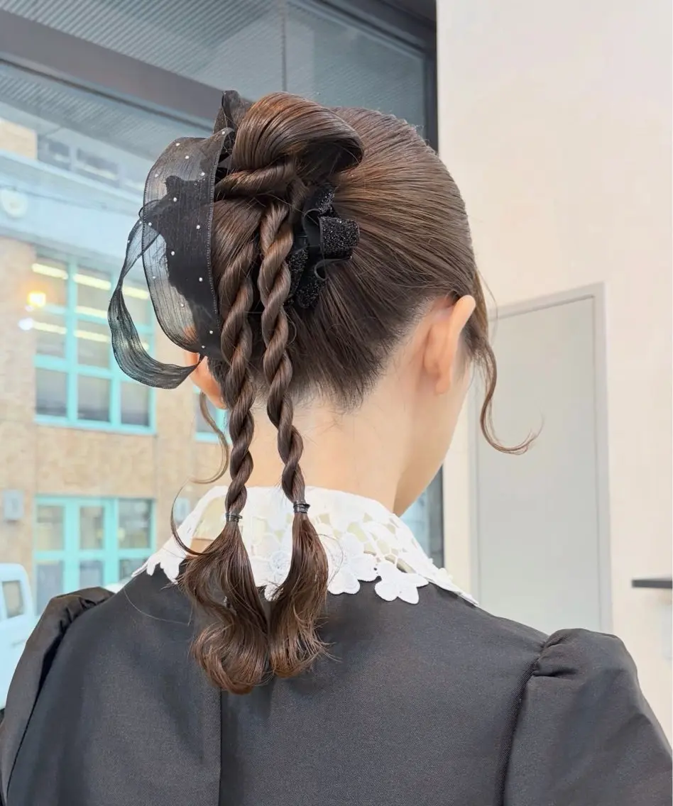 ヘアアレンジ ヘアセット Yuui🩰梅田/ 艶カラー/アレンジのヘアスタイル