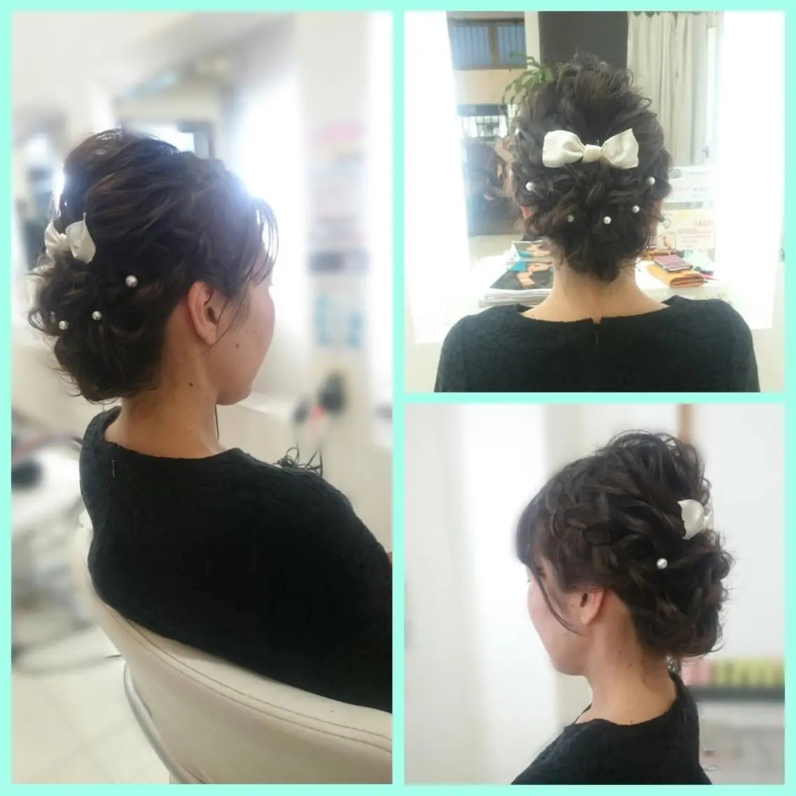 セミロング ヘアアレンジ Hair VERDEのヘアスタイル