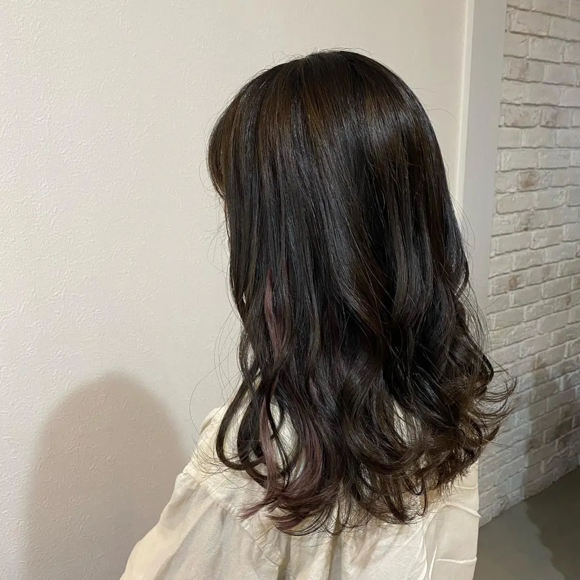 ロング カット ヘアカラー トリートメント 髪質改善／艶カラー 🫧harunaのヘアスタイル