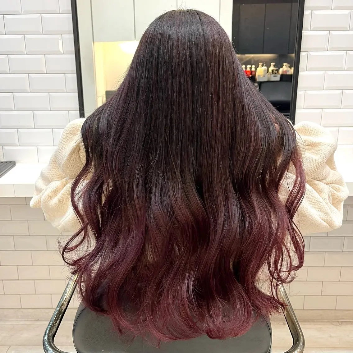 ロング カット ヘアカラー 縮毛矯正 トリートメント 韓国風/髪質改善/ Kiyoraのヘアスタイル