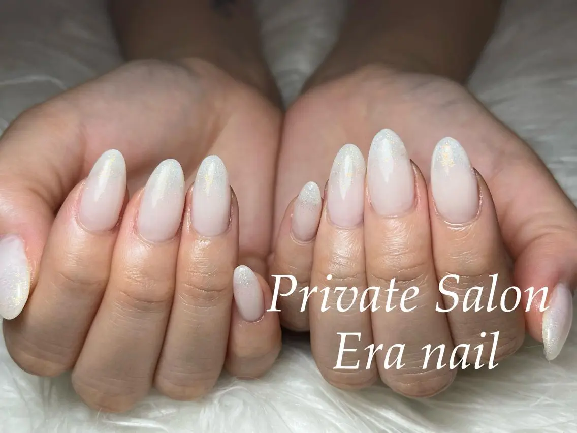 ネイル ラメ(グリッター) ワンカラーネイル ハンドネイル Era nailのネイルデザイン