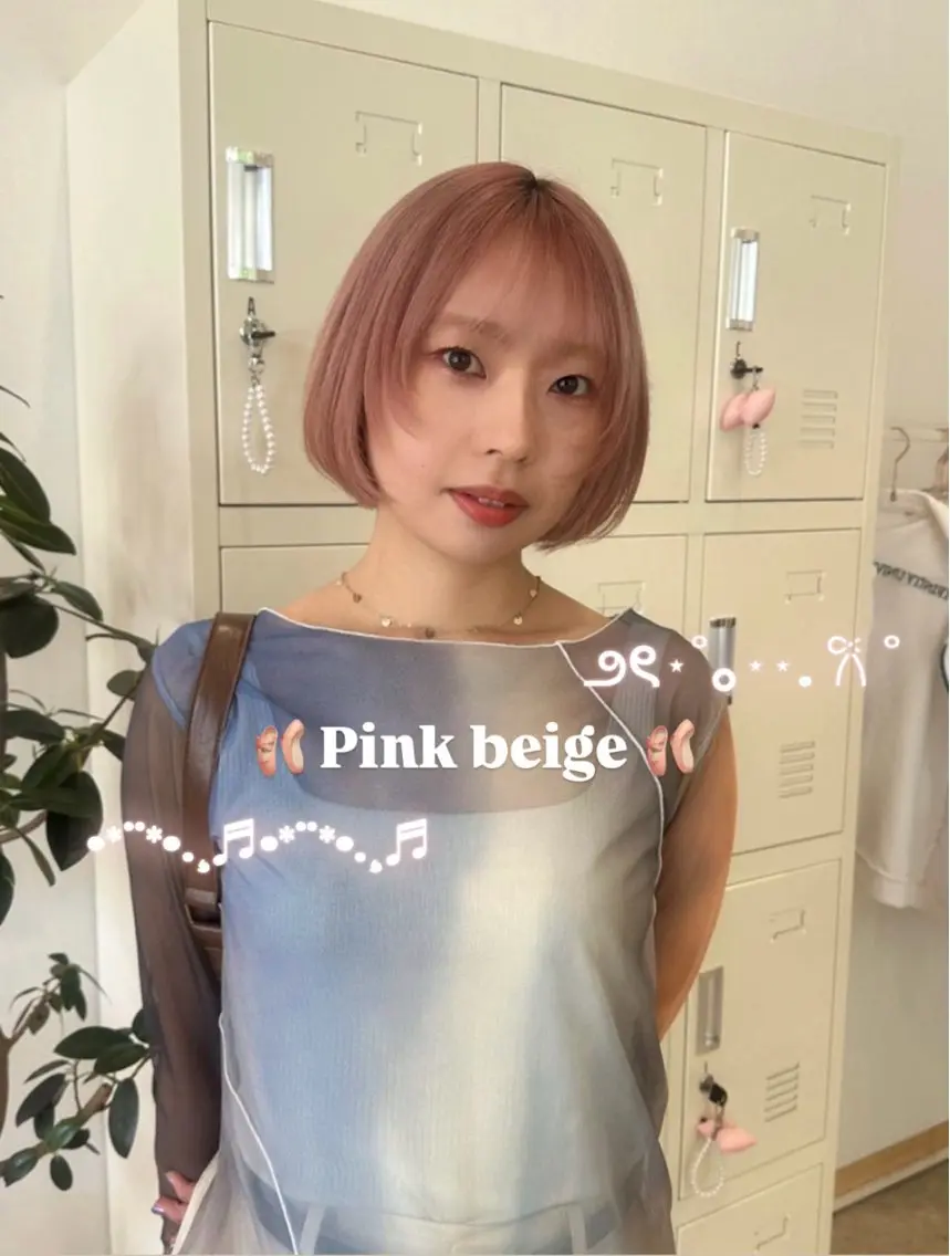ショート カラー 透明感color🩰 girly♡ノアのヘアスタイル