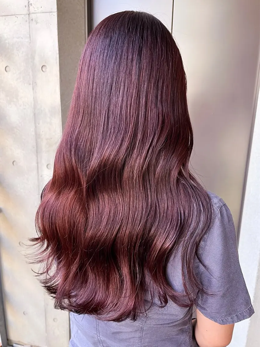 ロング カラー アイブロウモデル 募集中🍒/北爪まゆのヘアスタイル