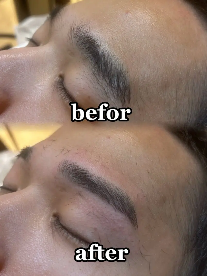 🦾【メンズ限定】 「初めてでも安心◎メンズ眉WAX」の写真