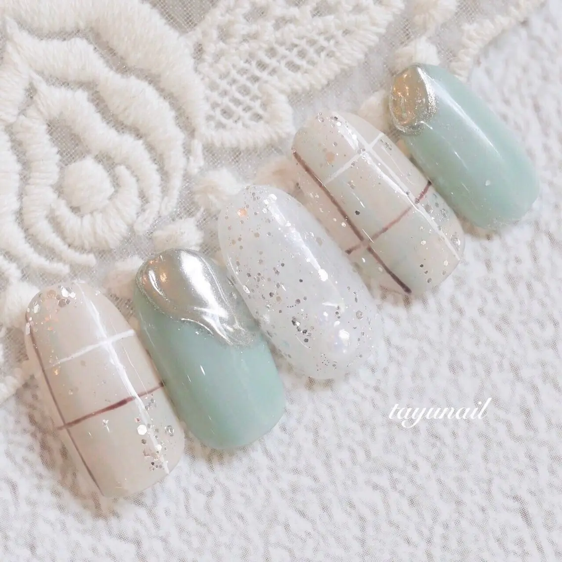 ネイル アートネイル ジェルネイル パラジェル ネイルサロン 【たゆnail】のネイルデザイン
