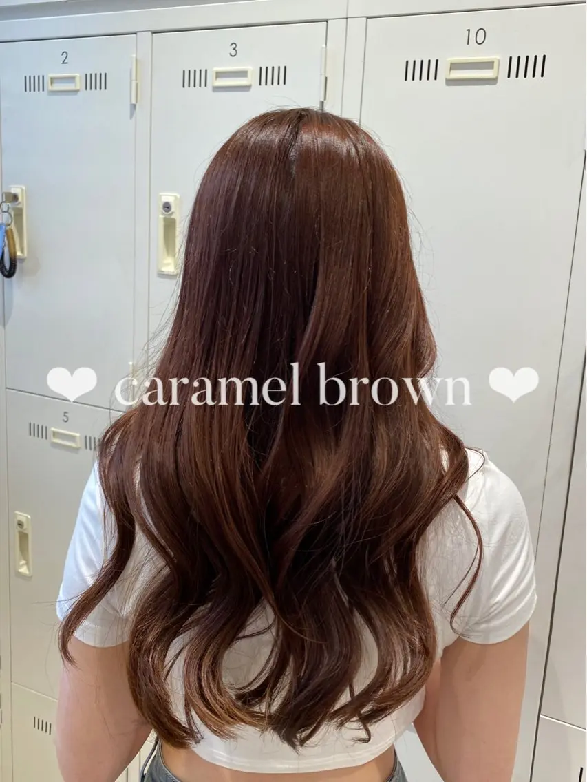 ロング カラー ヘアカラー トリートメント 𝐲𝐮𝐮𝐦𝐢 エクステ/ 艶カラーのヘアスタイル