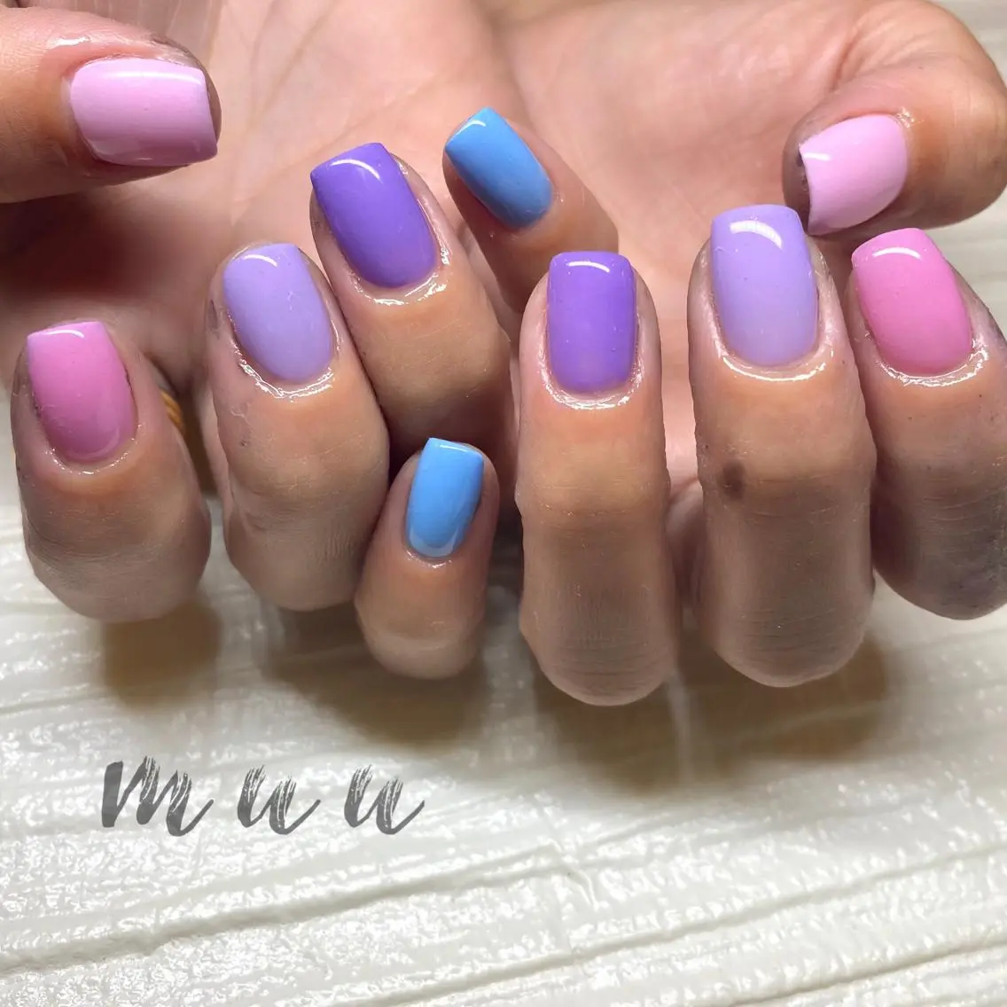 ネイル ワンカラーネイル muu nailのネイルデザイン