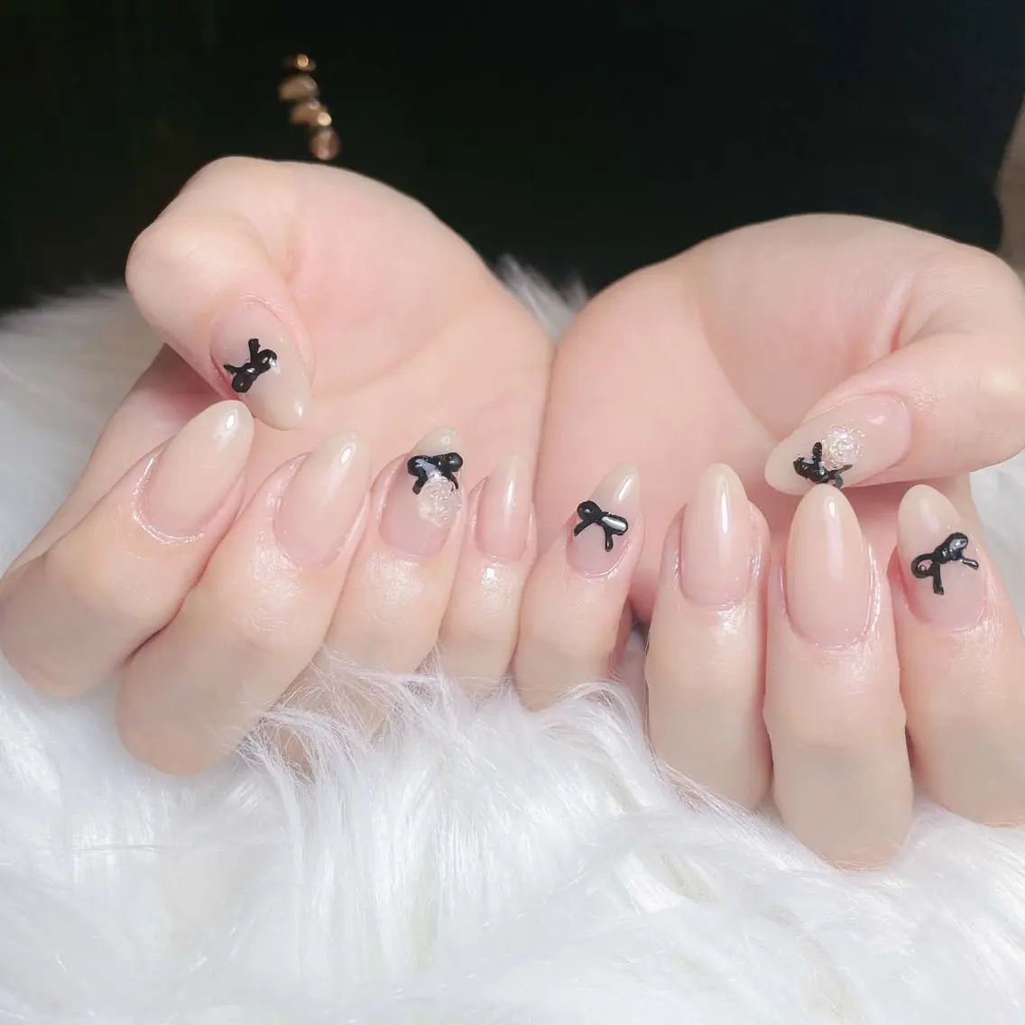 ネイル 長さ出し フレンチネイル グラデーション 韓国ネイル マグネットネイル ハンドネイル Lannie nailのネイルデザイン