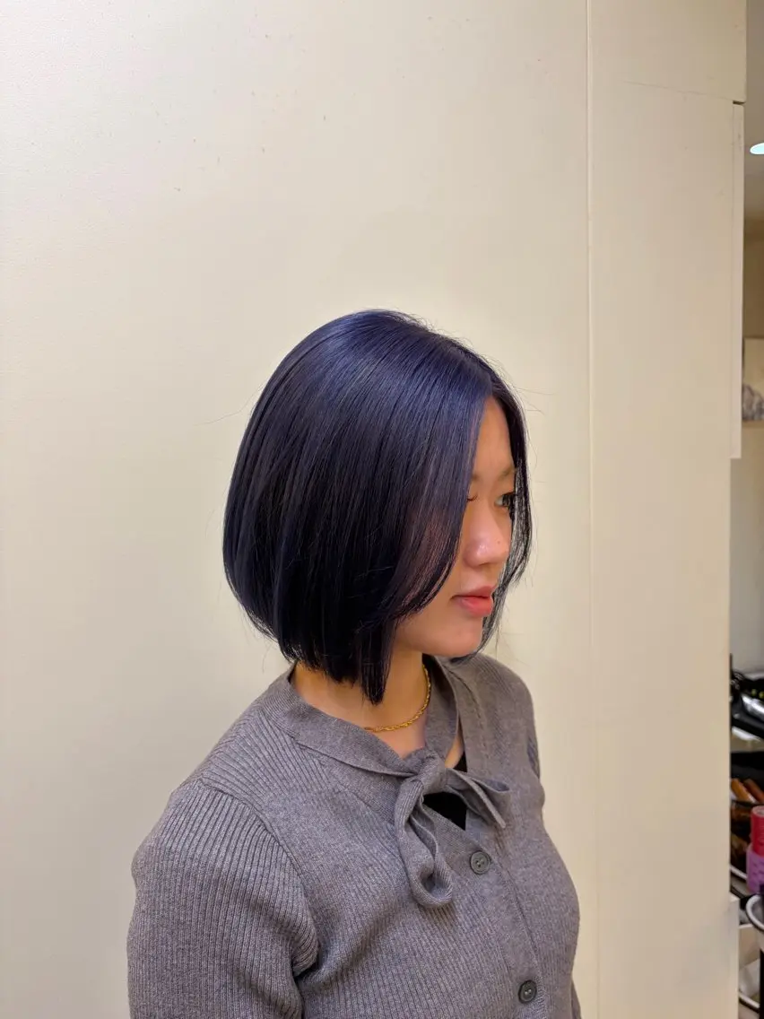 ミディアム ヘアカラー 村上 一葉のヘアスタイル