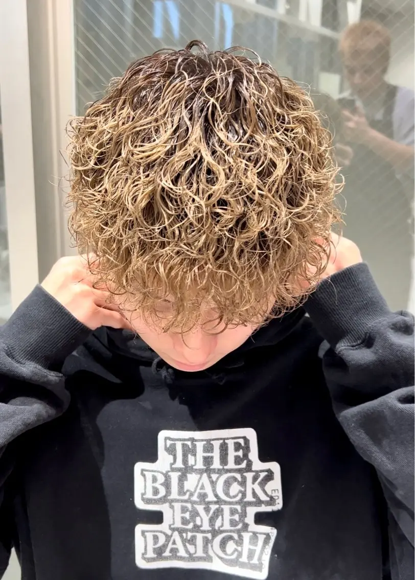 ※要相談 【ブリーチパーマ❤️🔥】カット+メンズパーマ+トリートメントの写真