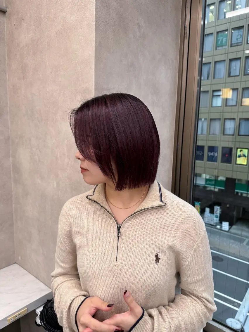 ショート カラー ヘアアレンジ Over hair_ misakiのヘアスタイル