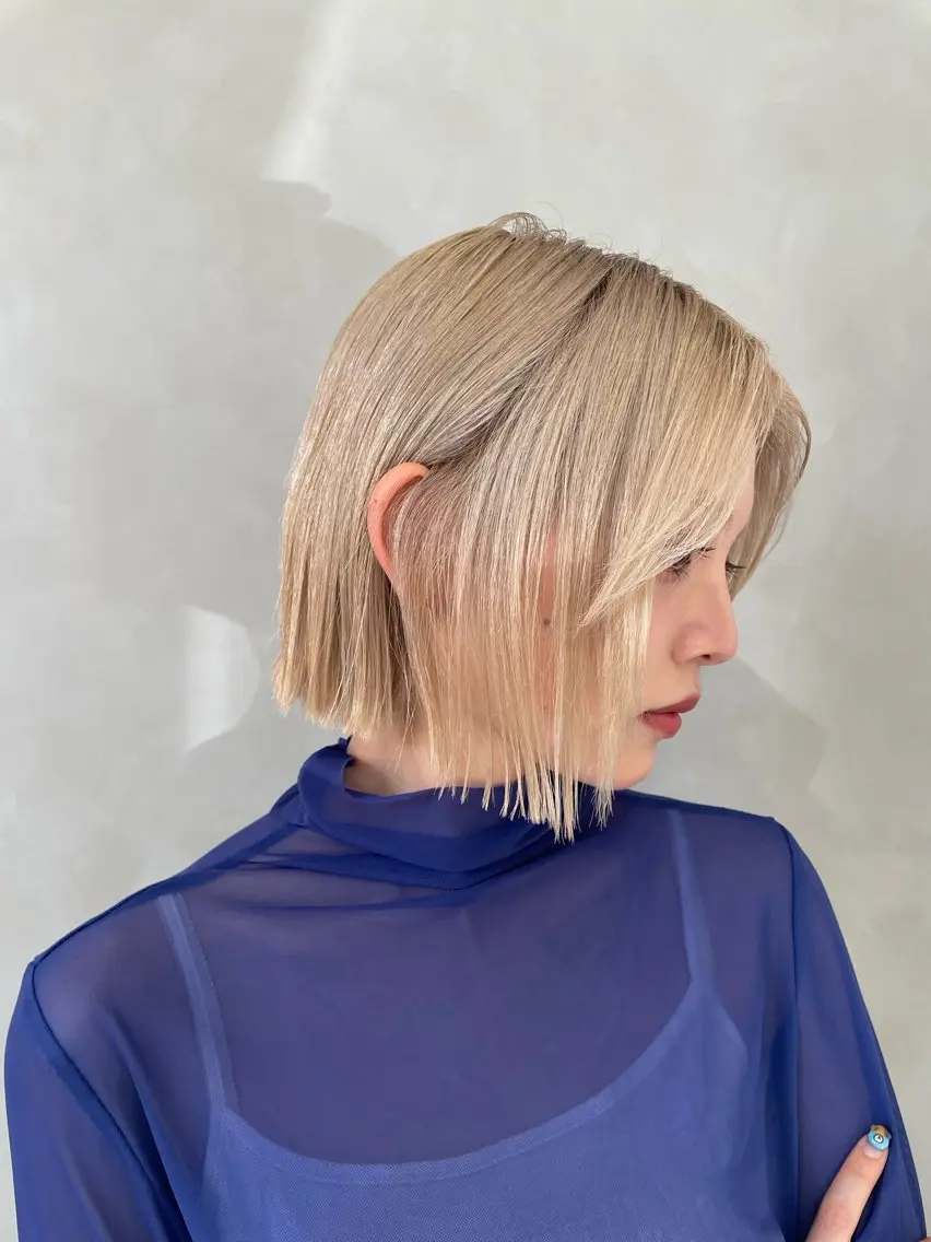 ミディアム カラー カット ヘアカラー トリートメント 💛丁寧さNo.🥇 🧸片山智裕💛のヘアスタイル