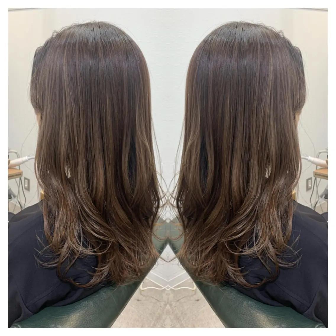 ロング カラー ヘアカラー トリートメント 村山 茉衣のヘアスタイル