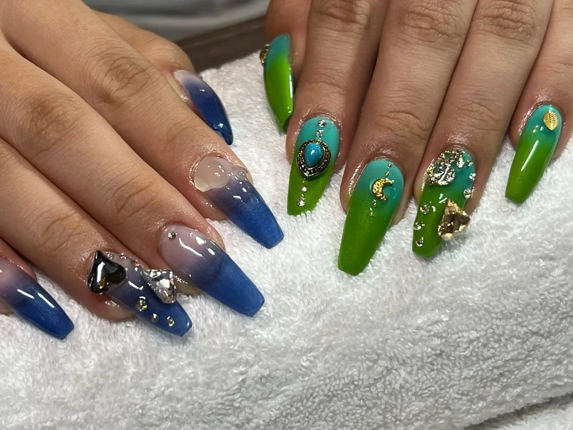 ネイル アートネイル 長さ出し 持ち込み Nail salon Kahuuのネイルデザイン