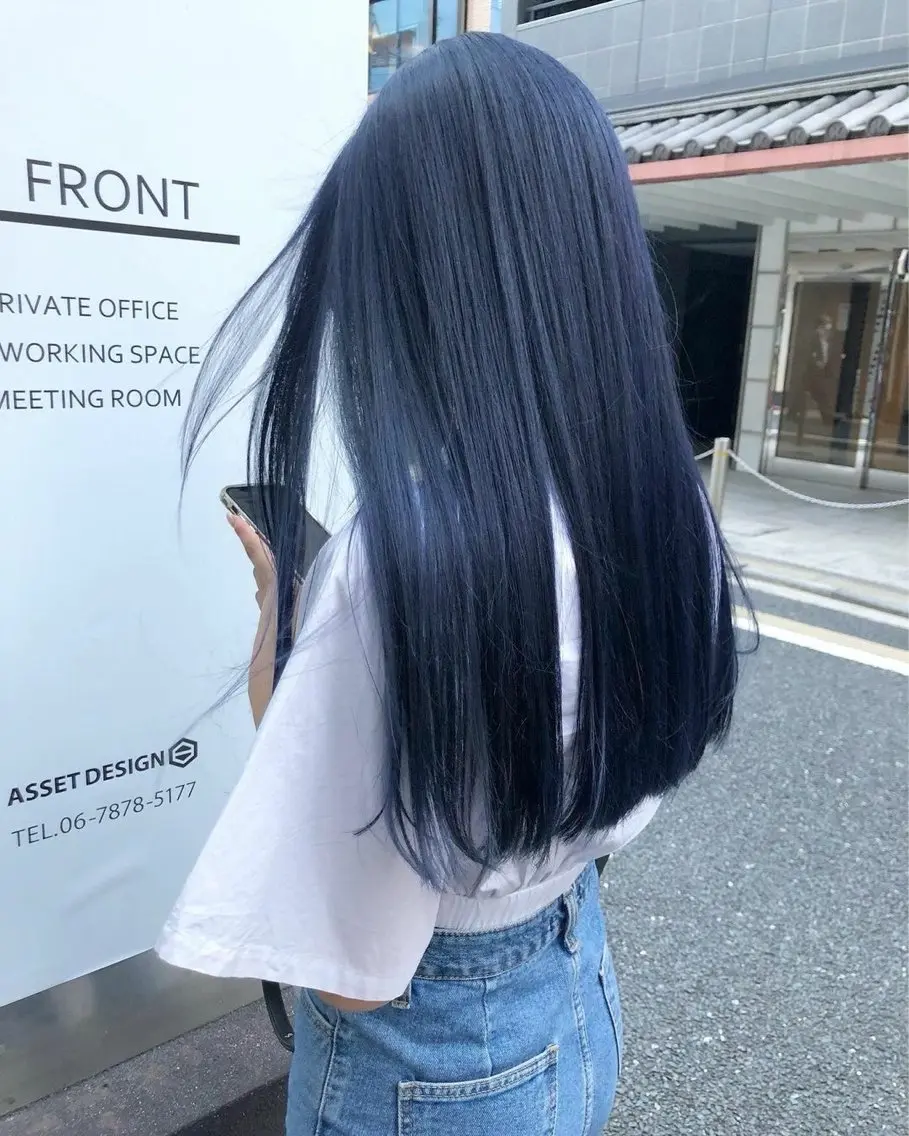 ロング カラー パーマ ヘアアレンジ 透明感ブリーチカラー 🌈TOMOHIROのヘアスタイル