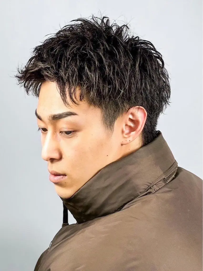 ショート メンズ チャン フエのヘアスタイル