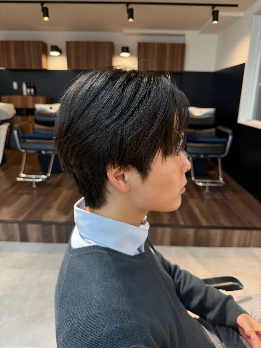 韓国すぎない ナチュラル･ビジネスヘアに ❮ダウンパーマ➕メンズカット❯ ビジネス / 学割U24の写真