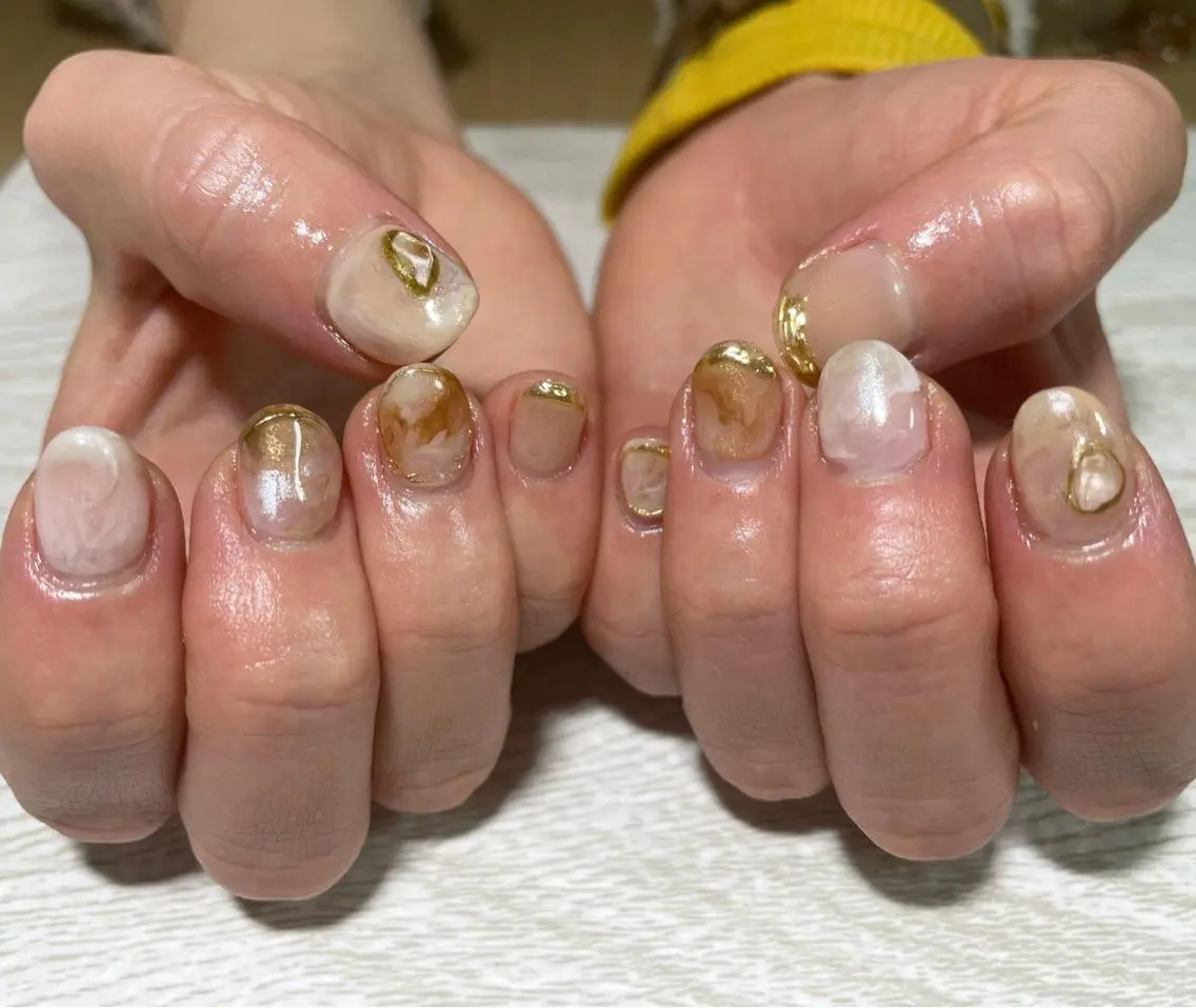 ネイル ハンドネイル Ulu Nail 🌱MOMOKAのネイルデザイン
