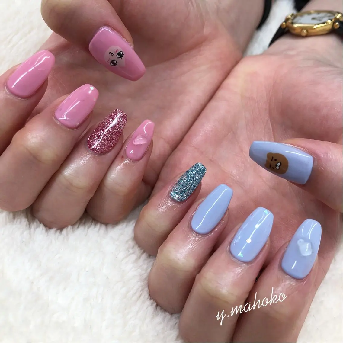 ネイル ハンドネイル パラジェル有/ 長さだし/mahoのネイルデザイン