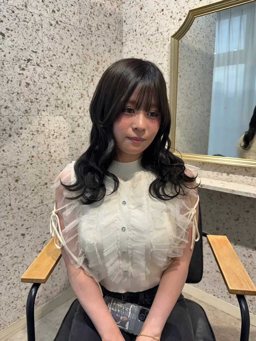 カラー ヘアカラー iwanaga lamのヘアスタイル