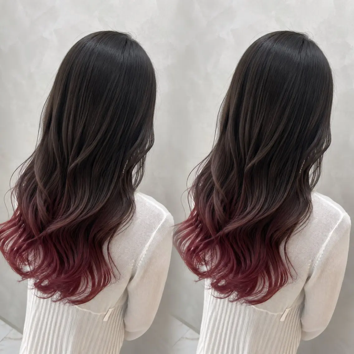 ロング カット ヘアカラー オーダーメイド施術 SHUTO名駅4分のヘアスタイル