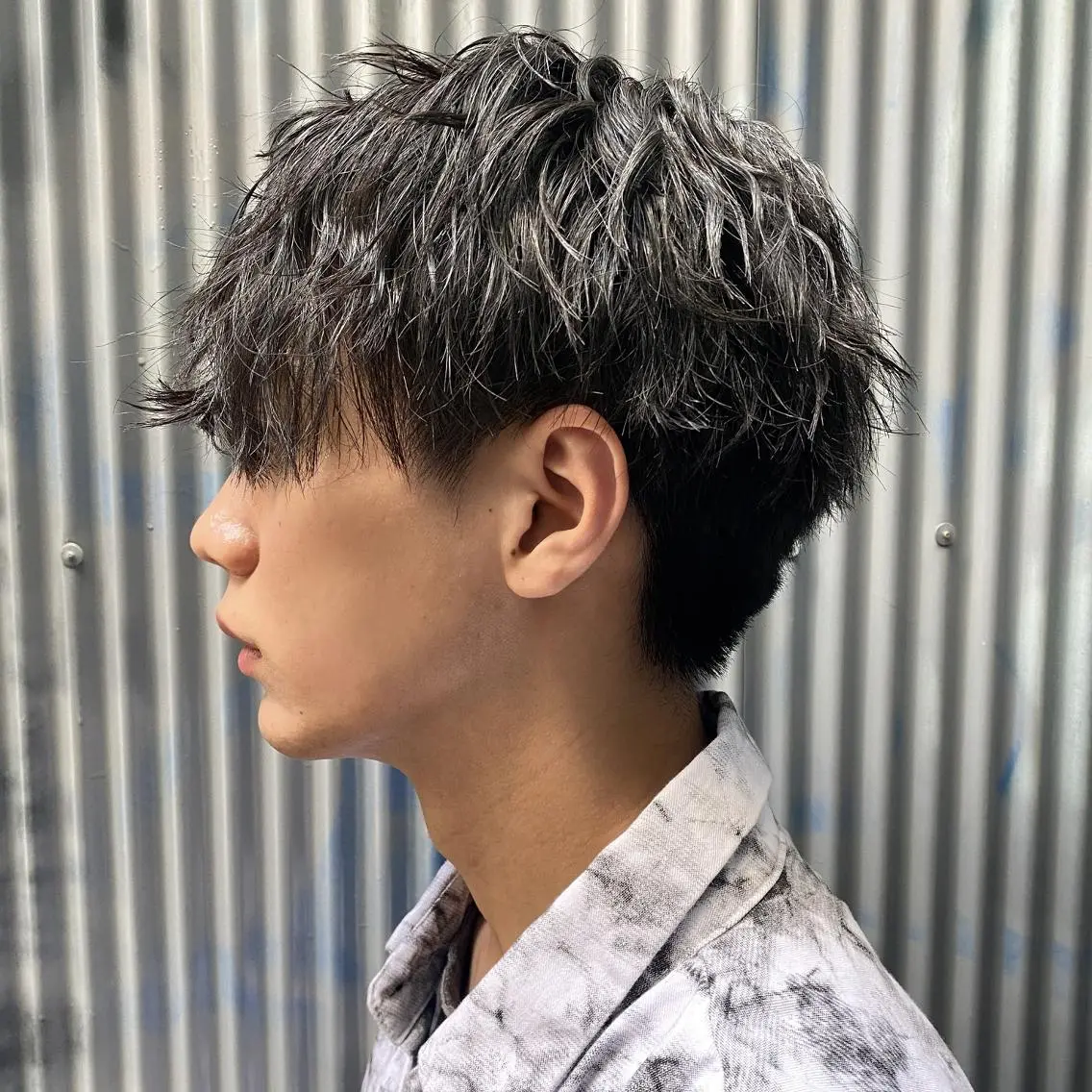 【メンズ限定✂️】メンズカット+ソフトツイストorスパイラルパーマ ¥11500の写真