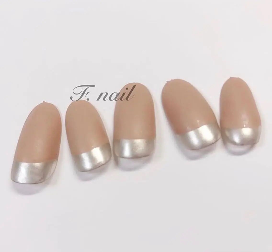 ネイル フレンチネイル オフィスネイル FUKA ♡のネイルデザイン