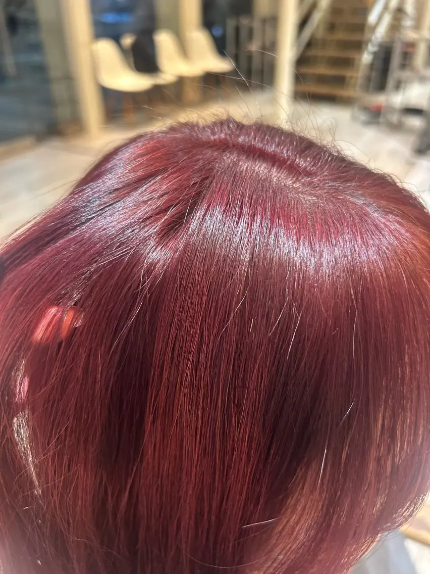 ミディアム カラー ヘアカラー 透明感カラー/ 艶カラー/ここ🍒のヘアスタイル
