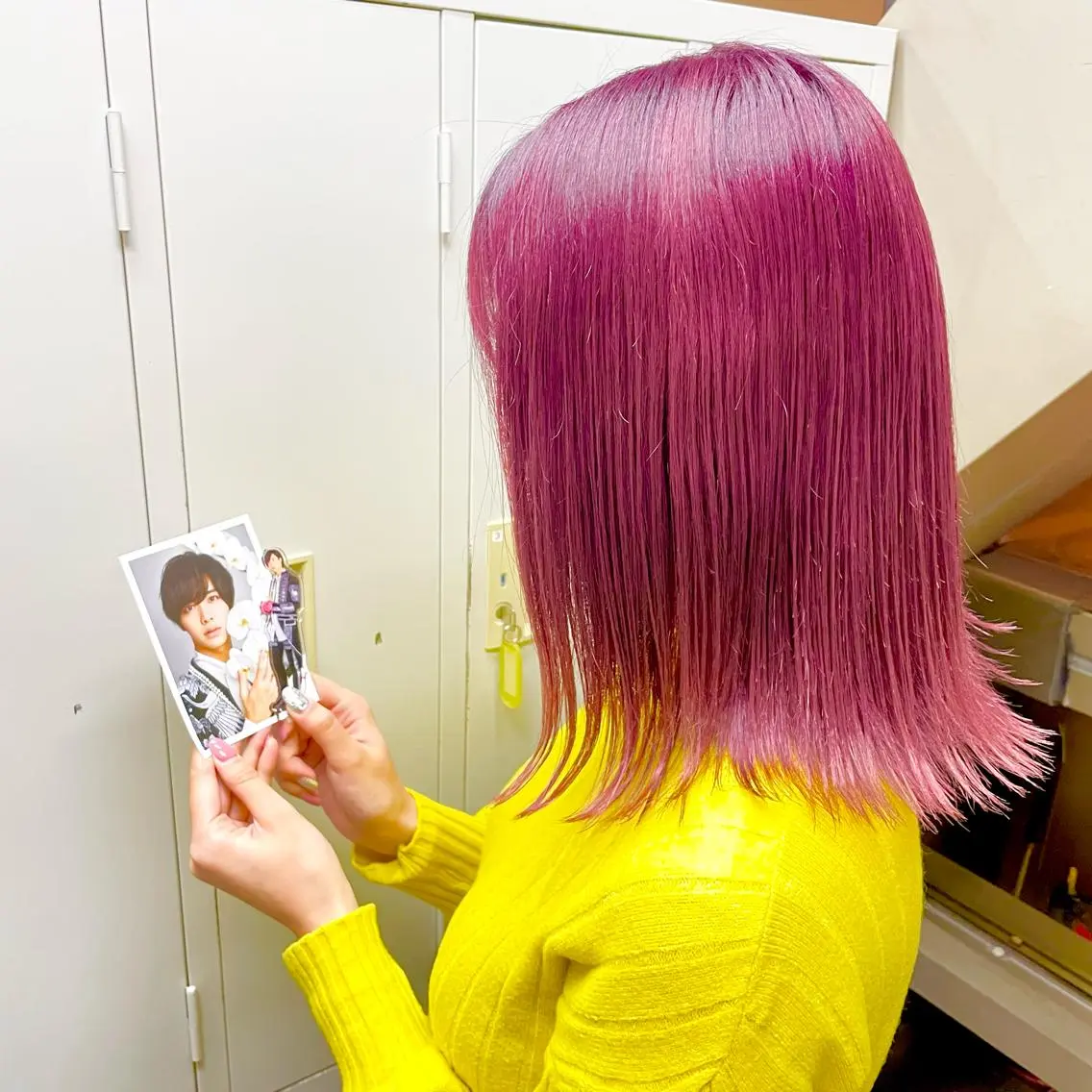 ミディアム カラー ゆう🫧 透明感/ハイトーンのヘアスタイル