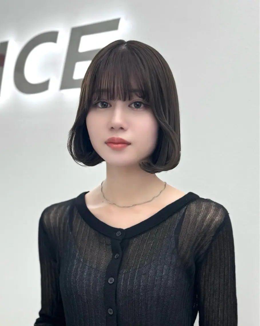 ショート カラー ヘアアレンジ カット ヘアカラー トリートメント ヘッドスパ ヘアセット 縮毛矯正🤍 ボブ/ HIKARIのヘアスタイル