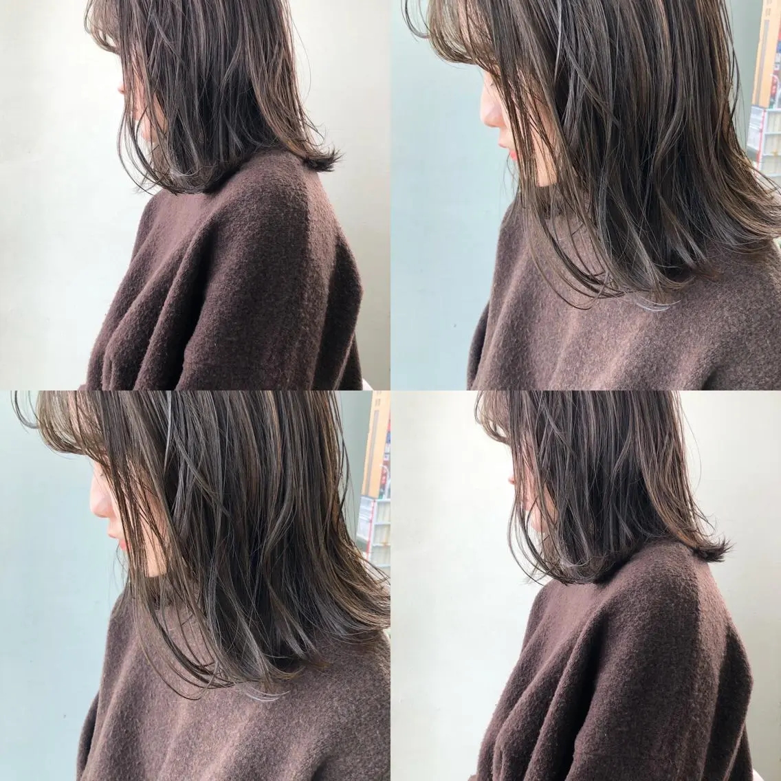 ミディアム カット ヘアカラー トリートメント 小澤大輔 YOLO hairのヘアスタイル