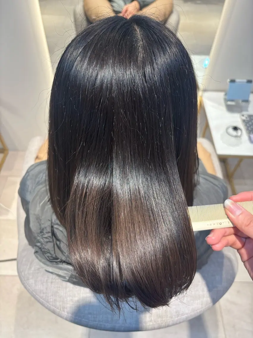 トリートメント 下地 愛麗のヘアスタイル