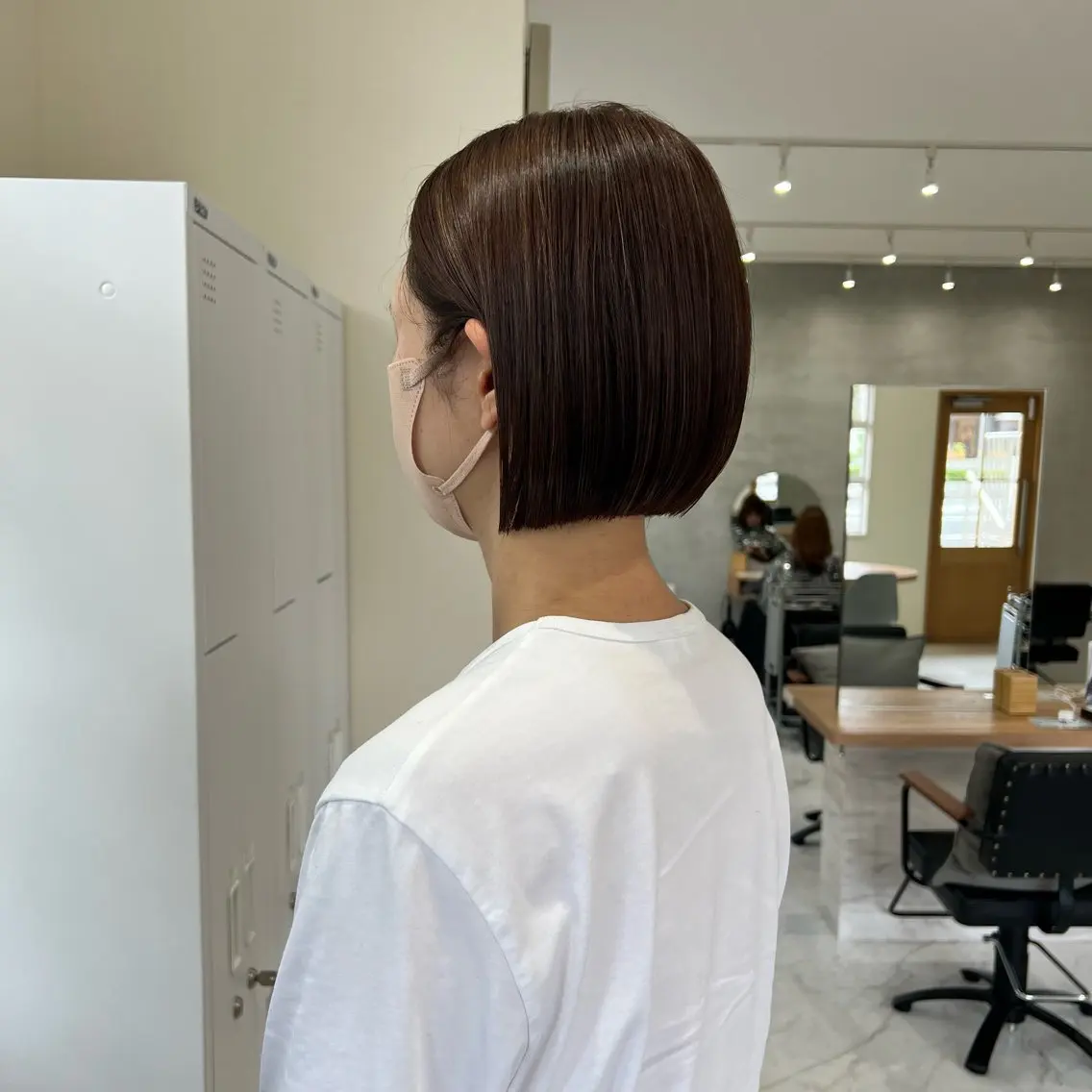 ショート カラー ボブ 似合わせカット カット ヘアカラー トリートメント YUUKI/ミニボブ ボブ/髪質改善のヘアスタイル