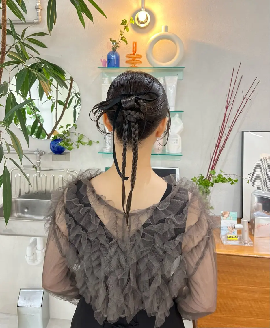 ヘアセット🎀の写真