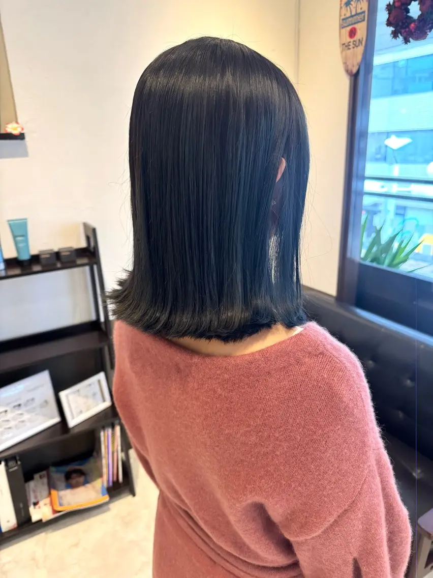 ミディアム カラー 坂井田 浩樹のヘアスタイル