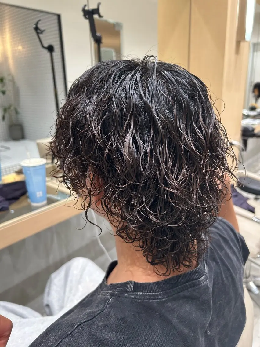 パーマ メンズ フェードカット メンズパーマ カット パーマ 🐲ツイスパ🐲 フェード/龍のヘアスタイル