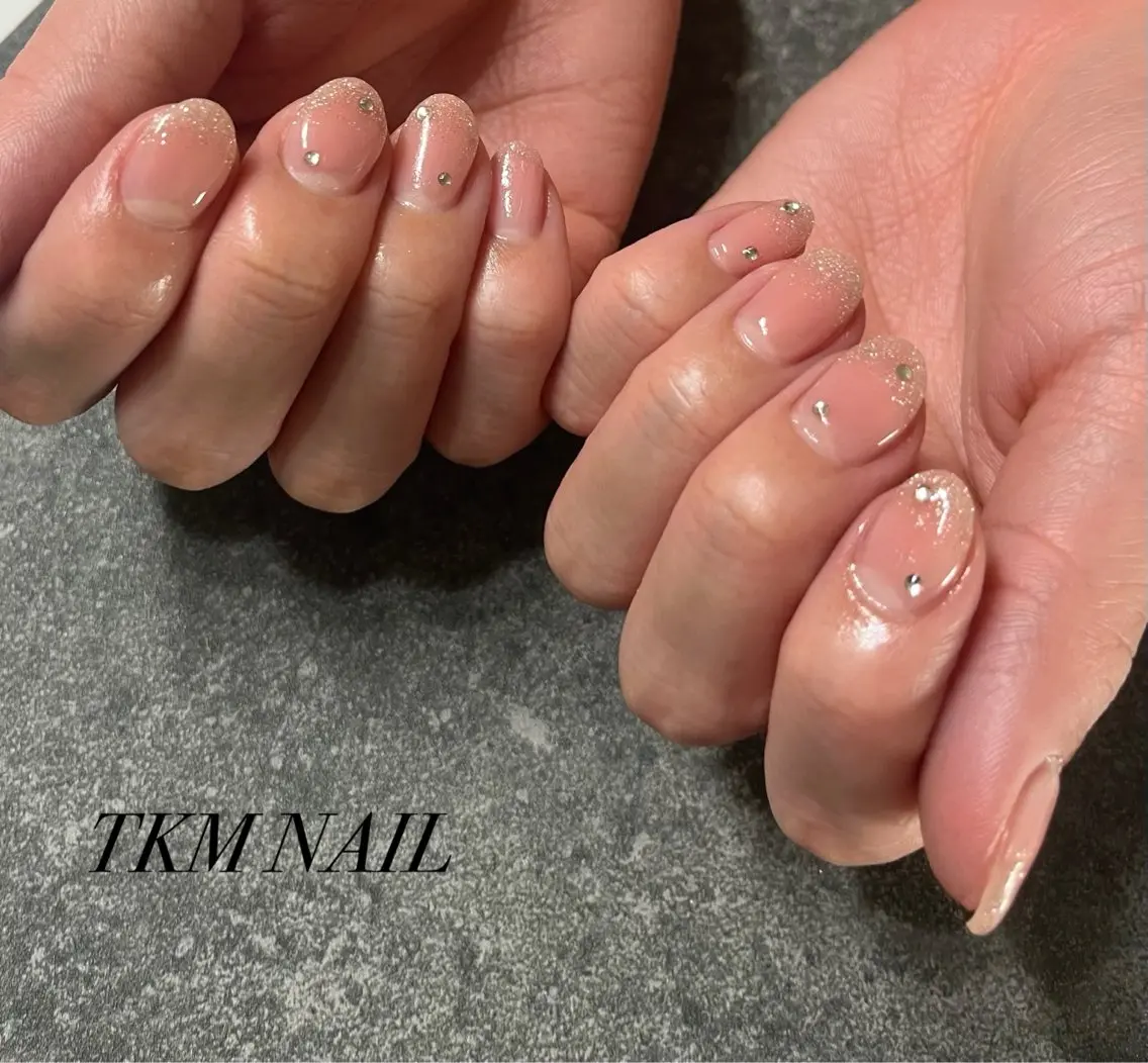 ネイル オフィスネイル シンプルネイル ハンドネイル フットネイル ______ TKM  NAILのネイルデザイン