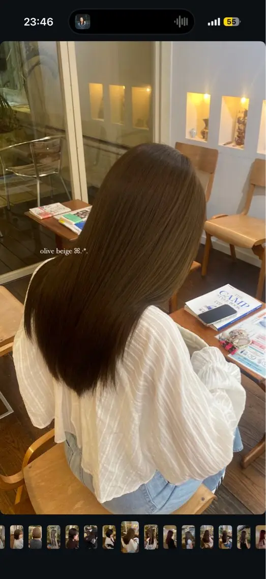 ロング カラー fifth elima.yuanのヘアスタイル