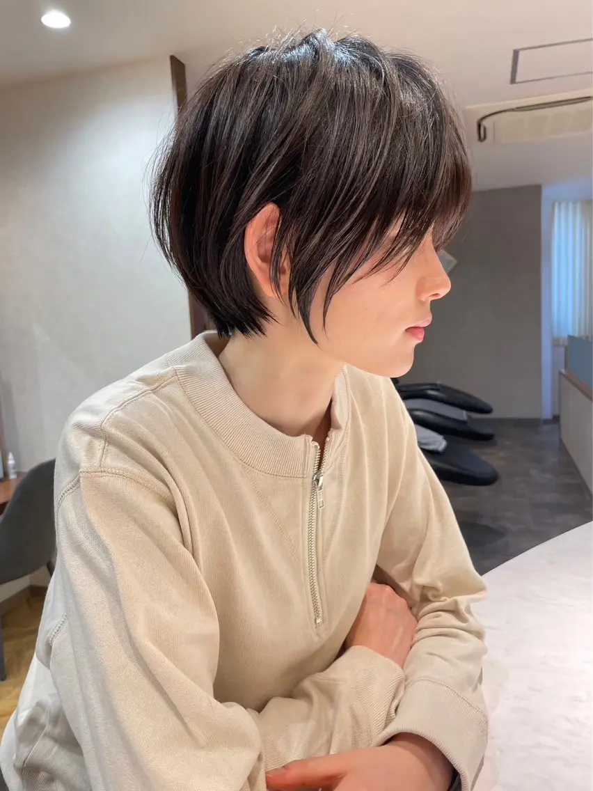 ショート 似合わせカラー× ウルフカット/ホマレのヘアスタイル