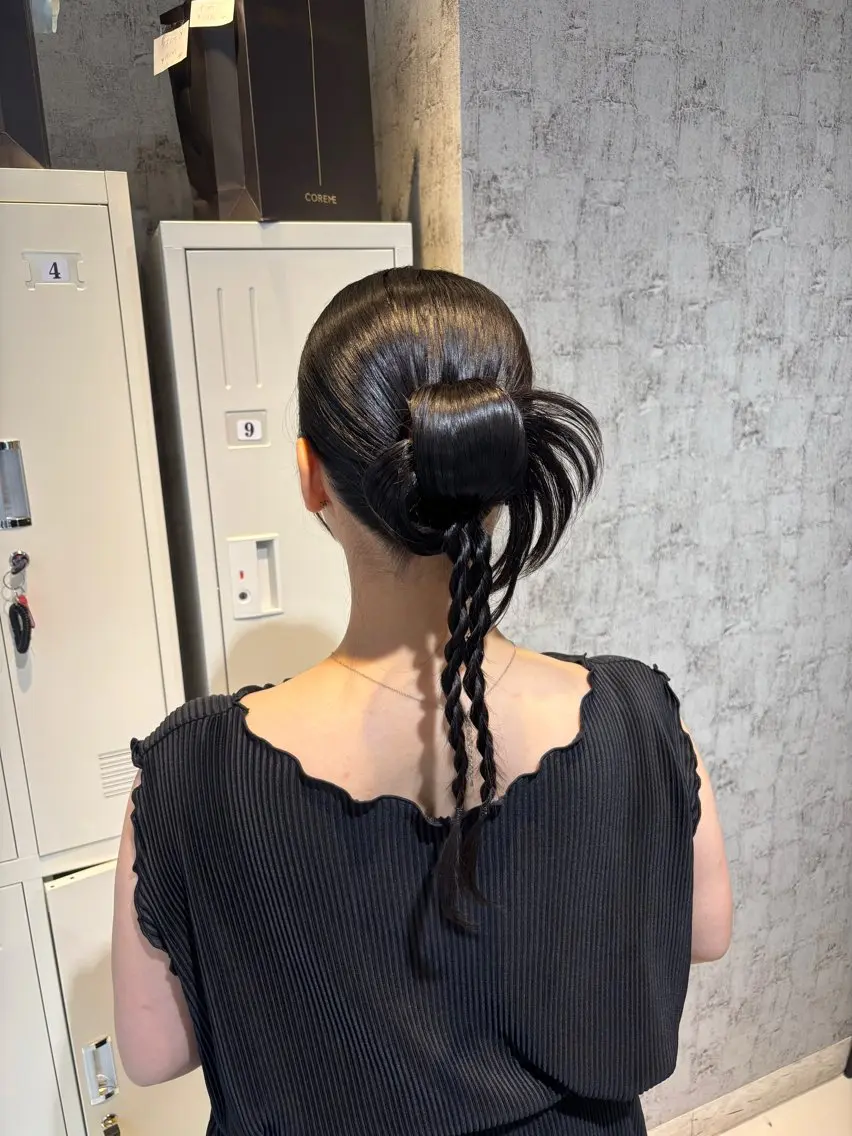 ヘアアレンジ ヘアセット 透明感ダブルカラー/ レイヤー💕miyuのヘアスタイル
