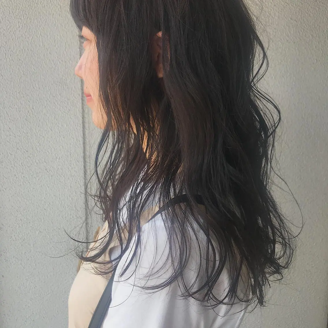 ロング カラー ヘアアレンジ マツエク・マツパ ブリーチ グレージュ ブリーチなしカラー カット ヘアカラー トリートメント Kawaguchi Arisaのヘアスタイル