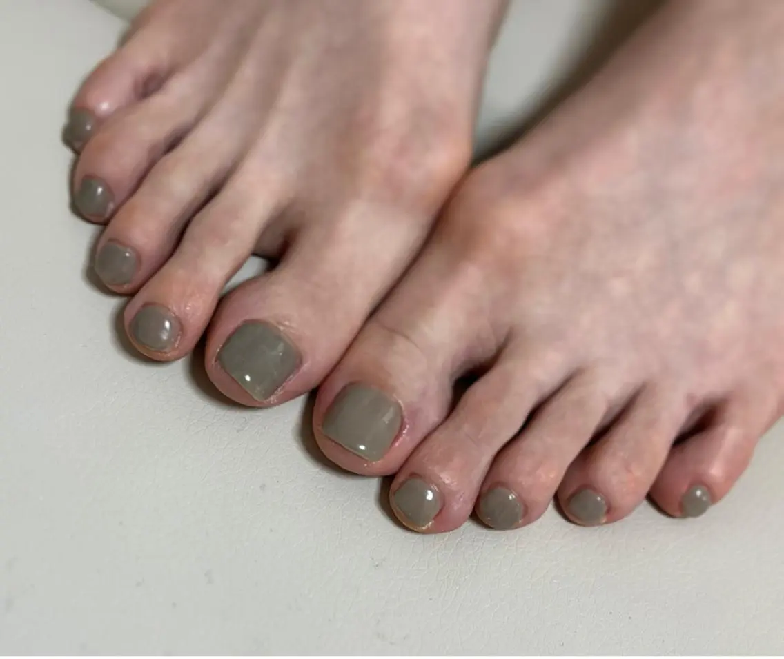 ネイル フットネイル シンプルネイル nail M&Tのネイルデザイン