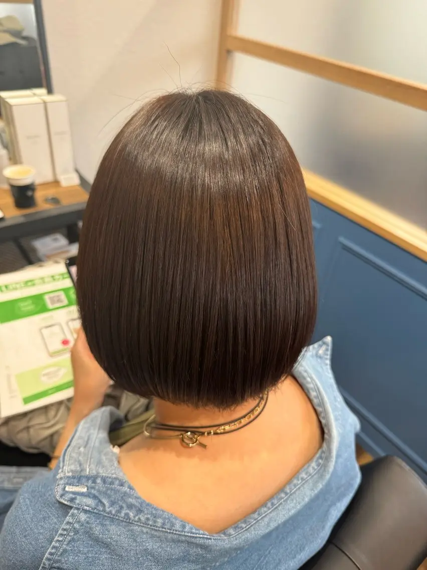 ショート 縮毛矯正 ⭐️髪質改善🌈⭐️ サノユリカのヘアスタイル