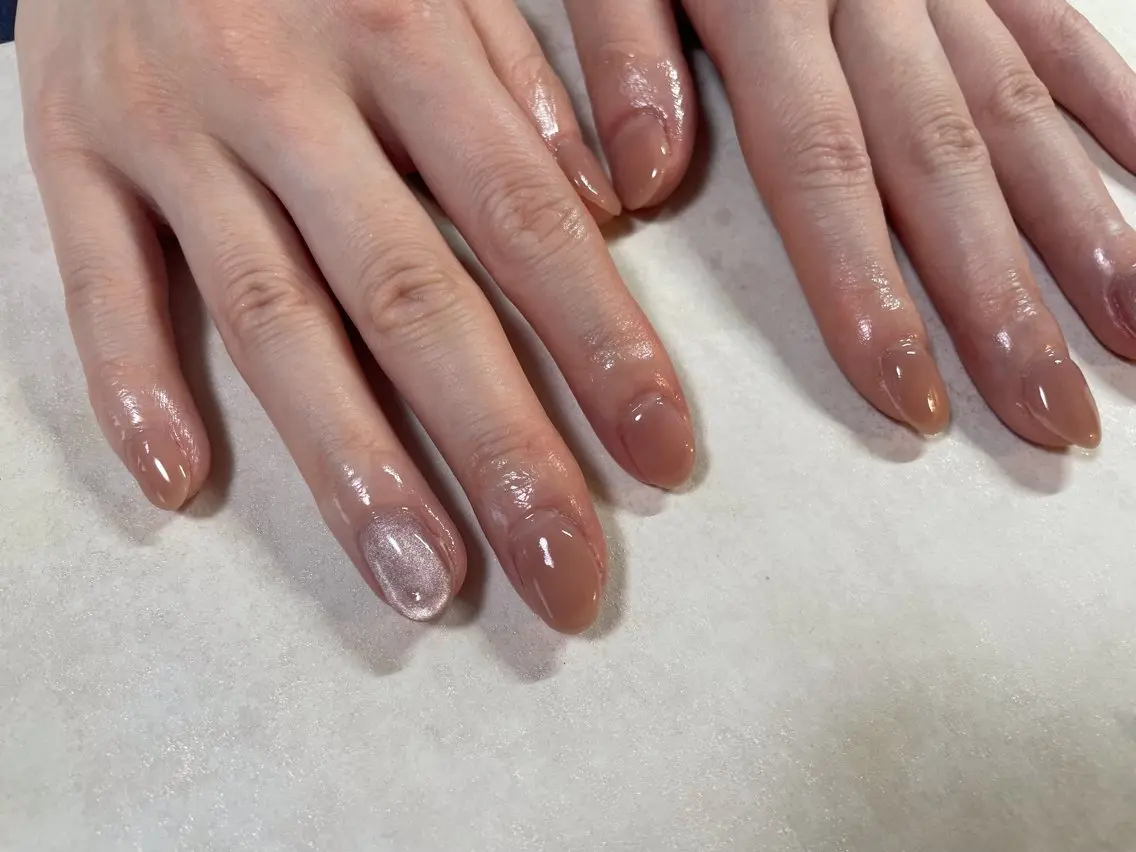 ネイル ジェルネイル 韓国ネイル メンズネイル パラジェル 春ネイル ハンドネイル kiki nail &brow二子玉川のネイルデザイン