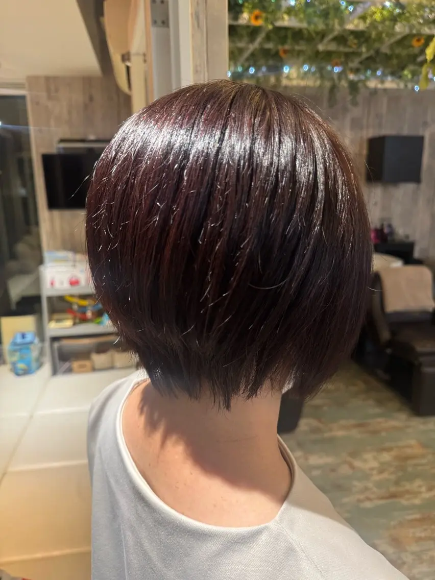 ショート ショートヘア トリートメント カット ヘアカラー 🌳池袋美容室🌳 albero林美里のヘアスタイル