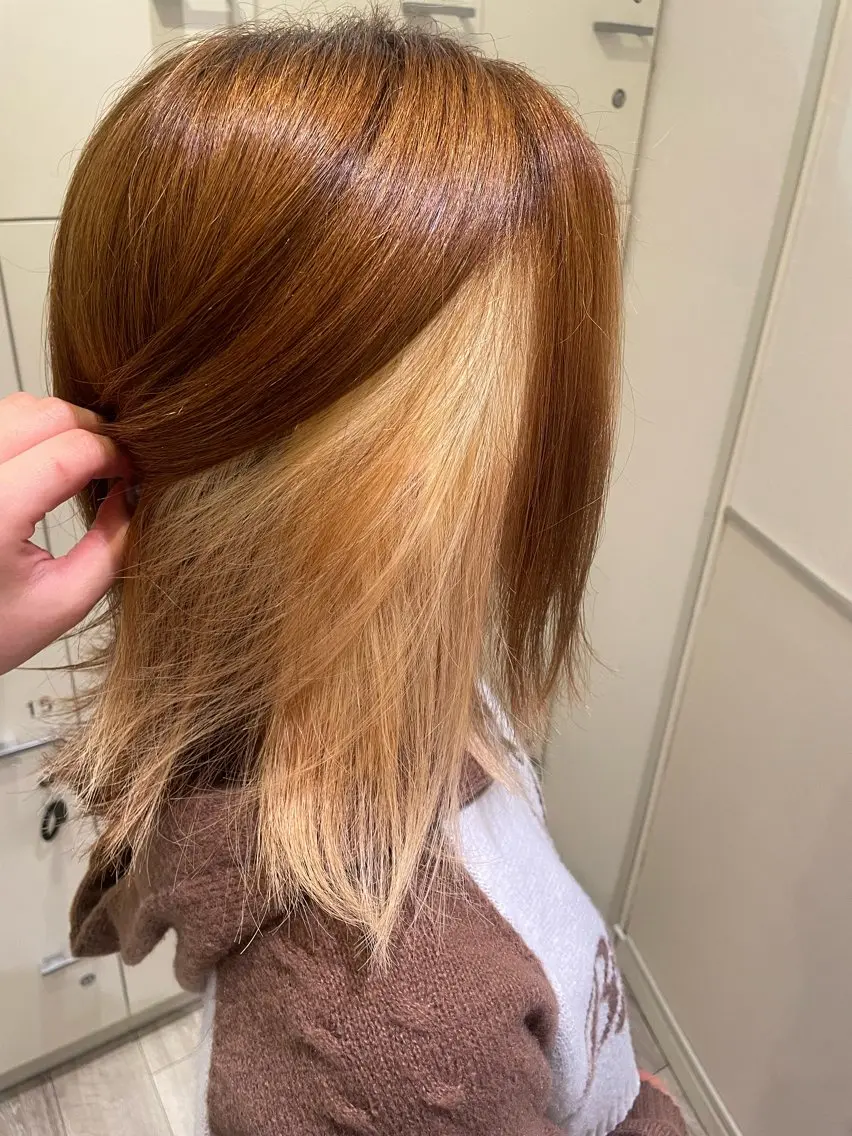 カラー こやま りほのヘアスタイル
