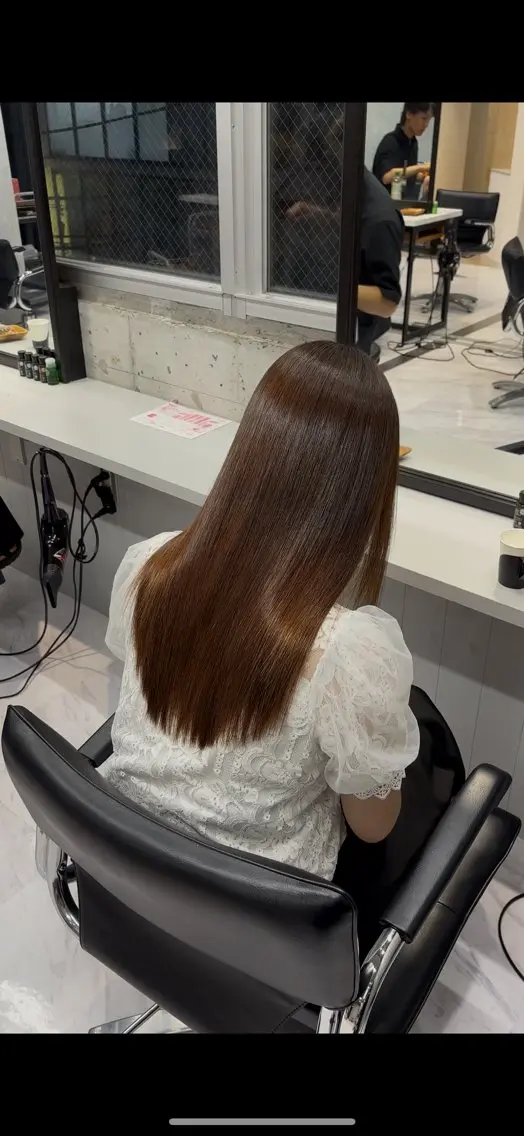 ロング 縮毛矯正 ✨髪質改善✨ 莉子のヘアスタイル