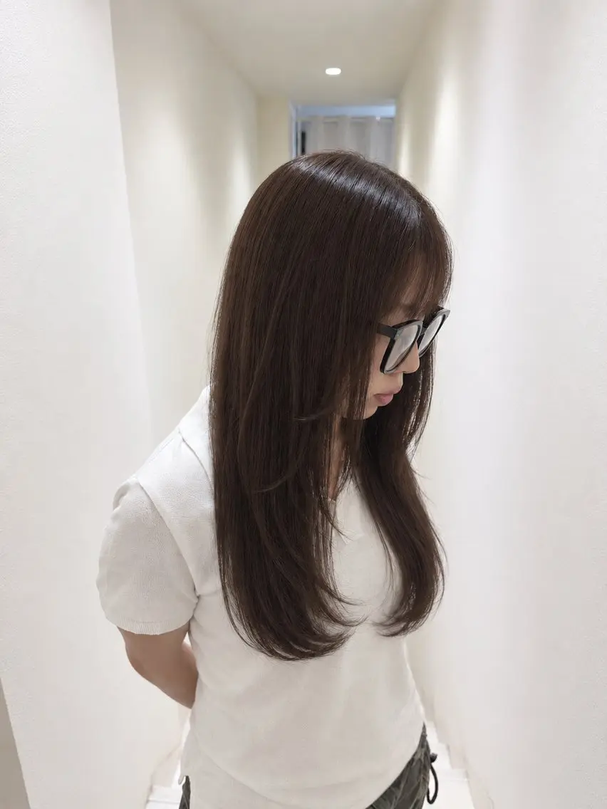 【モデル募集】 🌿赤みを抑える透明感カラー＋3stepトリートメントの写真