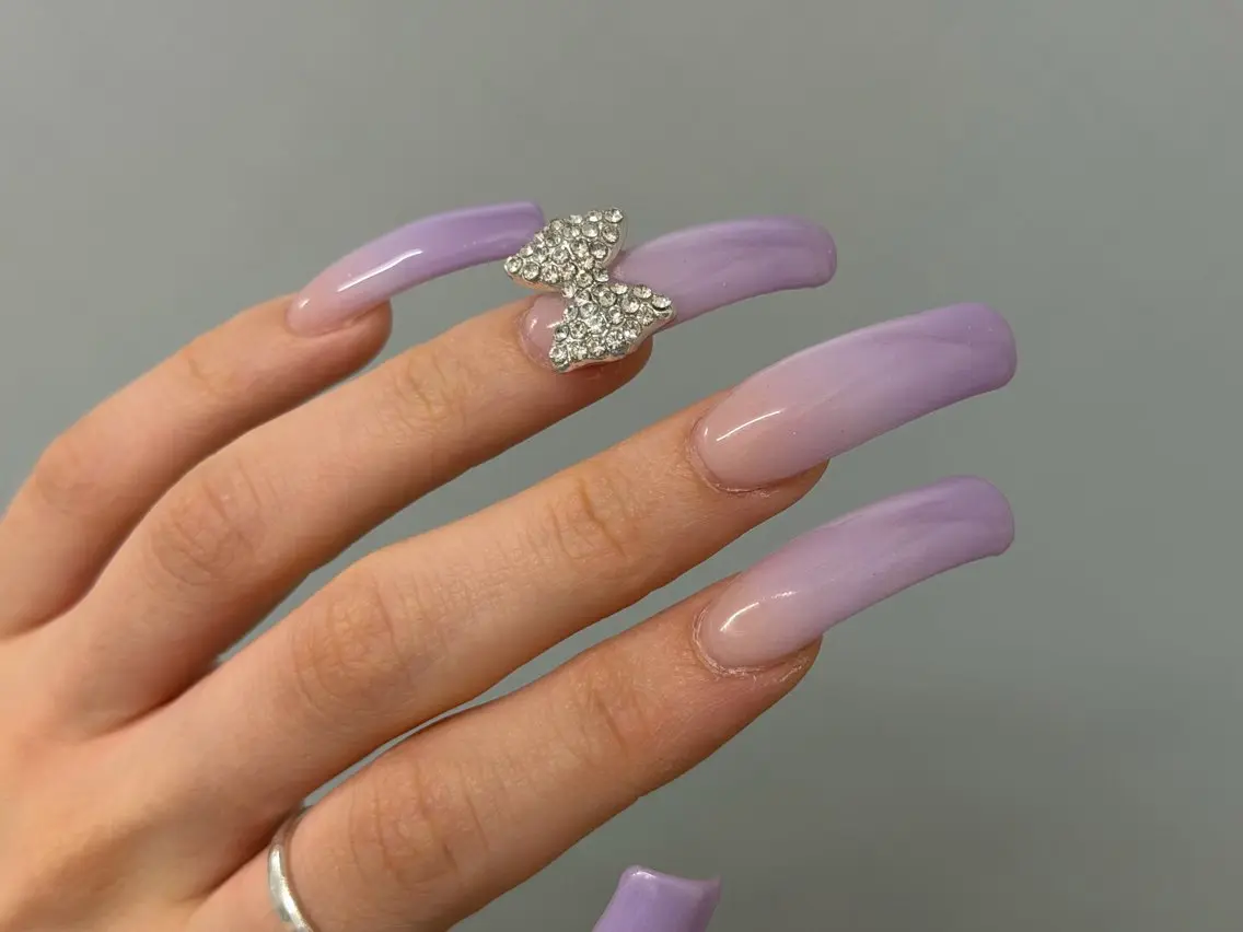 ネイル ネイルチップ ハンドネイル IROHA NAIL Kurumi🪽🫧のネイルデザイン